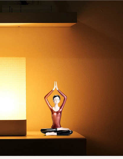 Ceramic Yoga Statues - Tibetan Buddhist statue, view 13