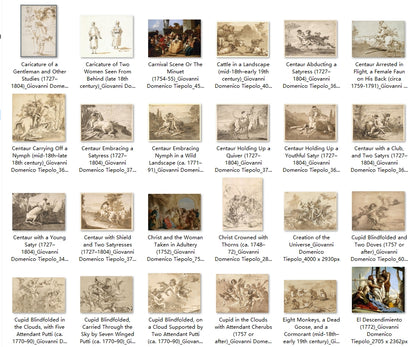 154 Painting Images by Giovanni Domenico Tiepolo (Italian, 1727-1804)