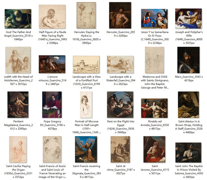 83 Painting Images by Guercino (Italian, 1591-1666)