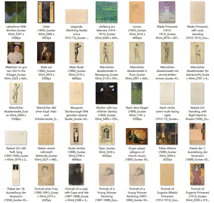 182 Painting Images by Gustav Klimt (Austrian, 1862-1918)