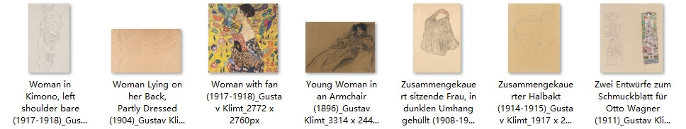 182 Painting Images by Gustav Klimt (Austrian, 1862-1918)