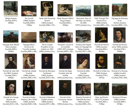 158 Painting Images by Gustave Courbet (French, 1819-1877)