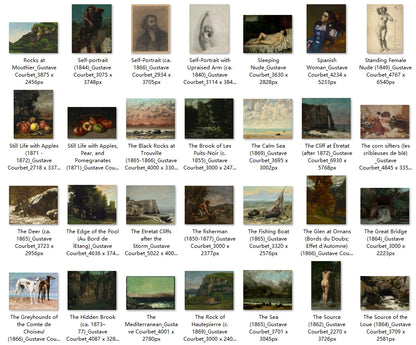 158 Painting Images by Gustave Courbet (French, 1819-1877)