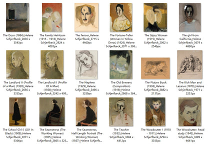 121 Painting Images by Helene Schjerfbeck (Finnish, 1862 – 1946)