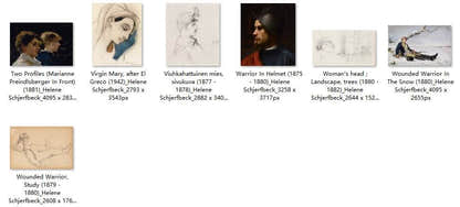 121 Painting Images by Helene Schjerfbeck Finnish, 1862 – 1946 - Tibetan Buddhist thangka, view 6