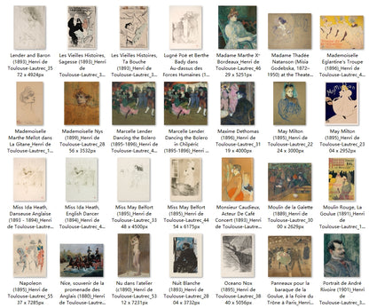 169 Painting Images by Henri de Toulouse-Lautrec (French, 1864-1901)