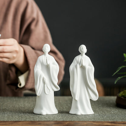 White Porcelain Buddha Statue