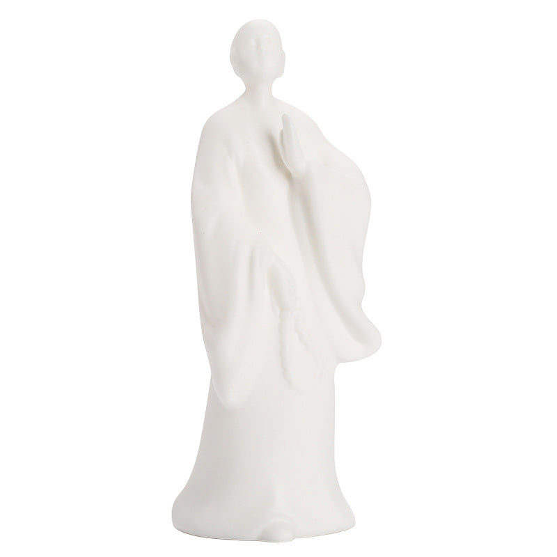 White Porcelain Buddha Statue