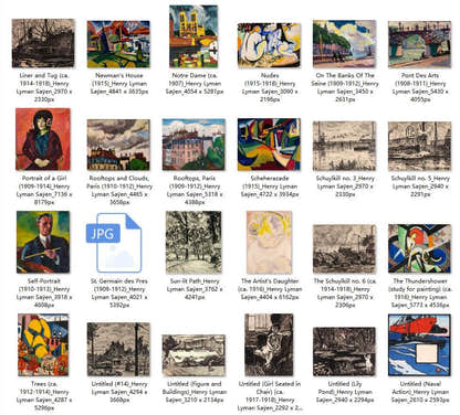 60 Painting Images by Henry Lyman Saÿen American, 1875-1918 - Tibetan Buddhist thangka, detailed view
