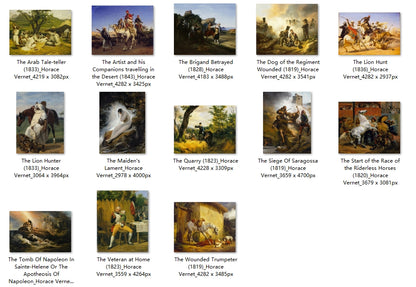 53 Painting Images by Horace Vernet (French, 1789-1863)