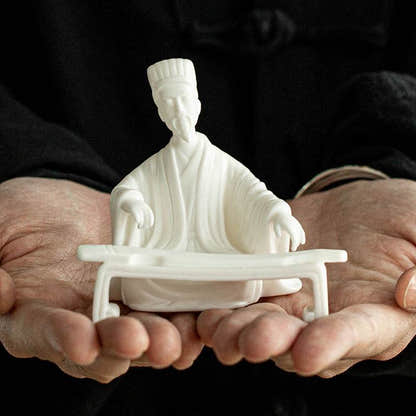 White Porcelain Buddha Statues - Tibetan Buddhist statue, view 4