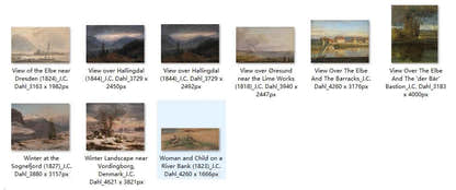 99 Painting Images by J.C. Dahl Norwegian, 1788 – 1857 - Tibetan Buddhist thangka, view 5