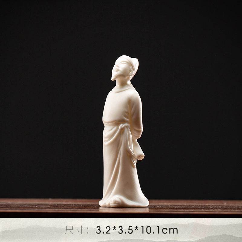 White Porcelain Buddha Statues - Tibetan Buddhist statue, view 21