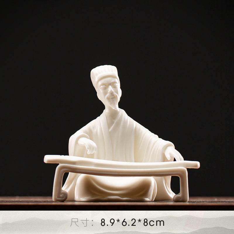 White Porcelain Buddha Statues - Tibetan Buddhist statue, view 19