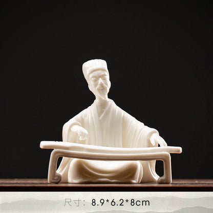 White Porcelain Buddha Statues