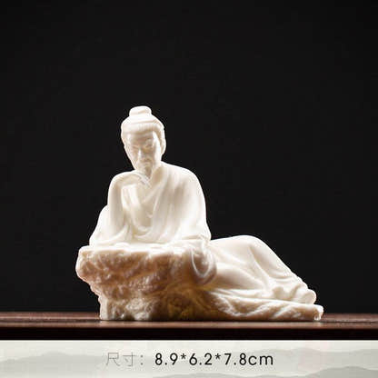 White Porcelain Buddha Statues - Tibetan Buddhist statue, view 20