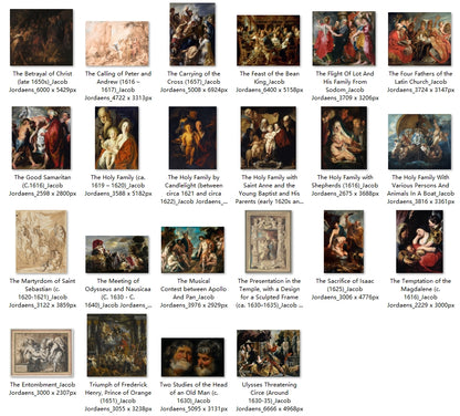 70 Painting Images by Jacob Jordaens (Flemish, 1593-1678)