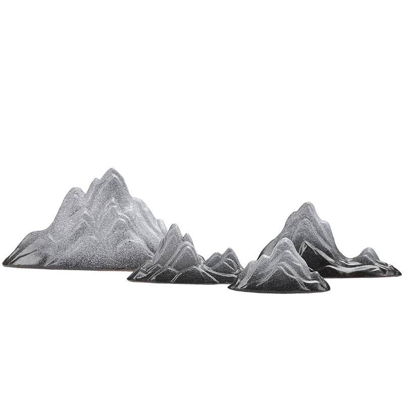 Ceramic Hill Decoration with Zen Aesthetic - Tibetan Buddhist statue, view 5