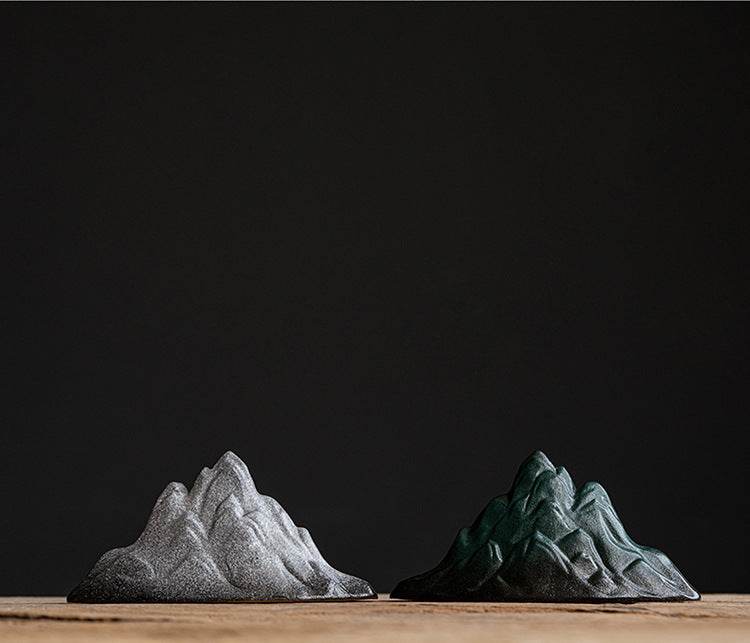 Ceramic Hill Decoration with Zen Aesthetic - Tibetan Buddhist statue, view 9