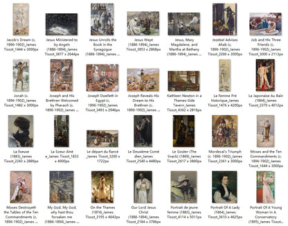 125 Painting Images by James Tissot (French, 1836-1902)