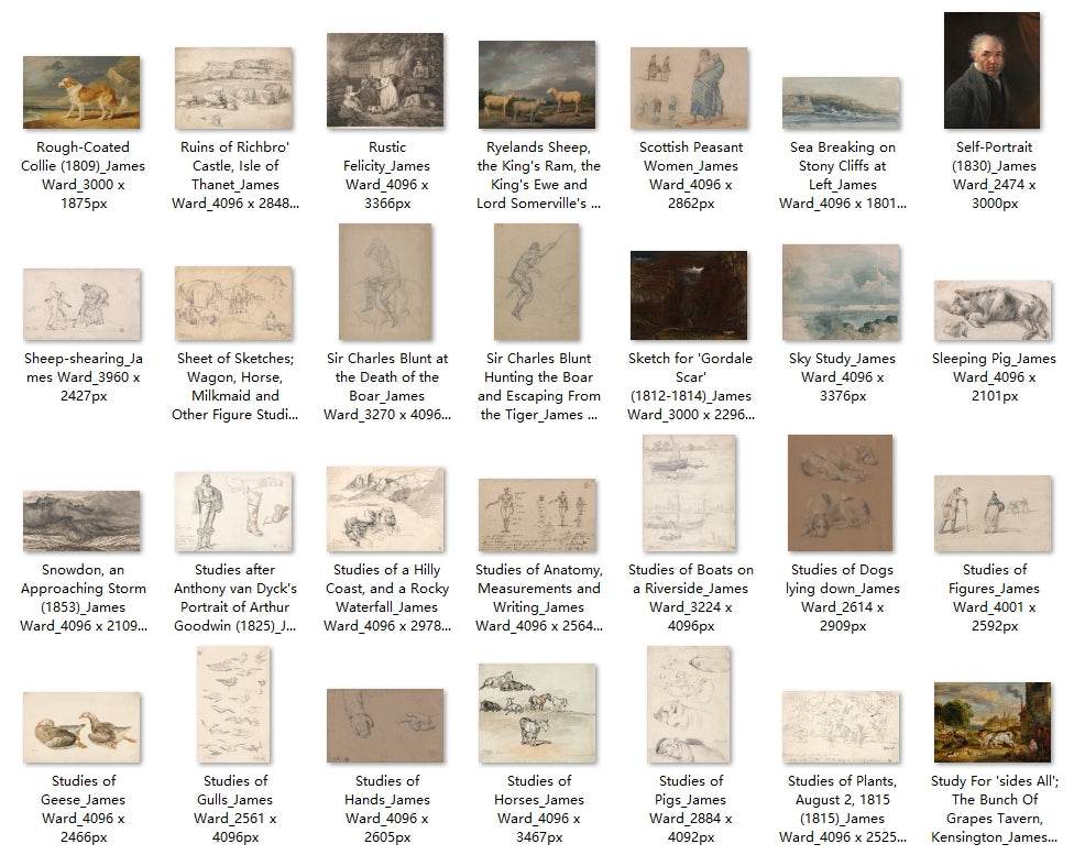 194 Painting Images by James Ward English, 1769-1859 - Tibetan Buddhist thangka, view 5