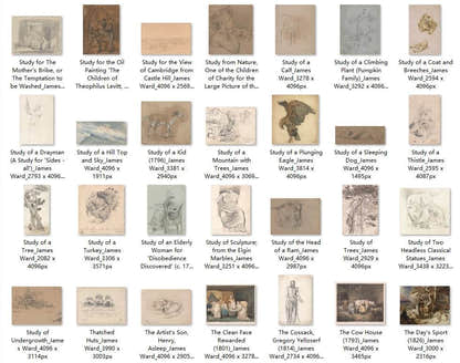 194 Painting Images by James Ward English, 1769-1859 - Tibetan Buddhist thangka, view 6