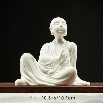 Ceramic Meditation Buddha Statue