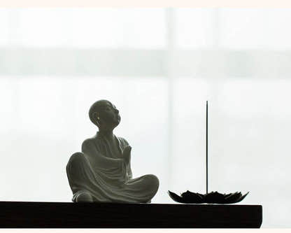 Ceramic Meditation Buddha Statue - Tibetan Buddhist statue, view 18