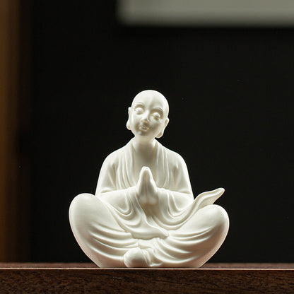 Ceramic Meditation Buddha Statue