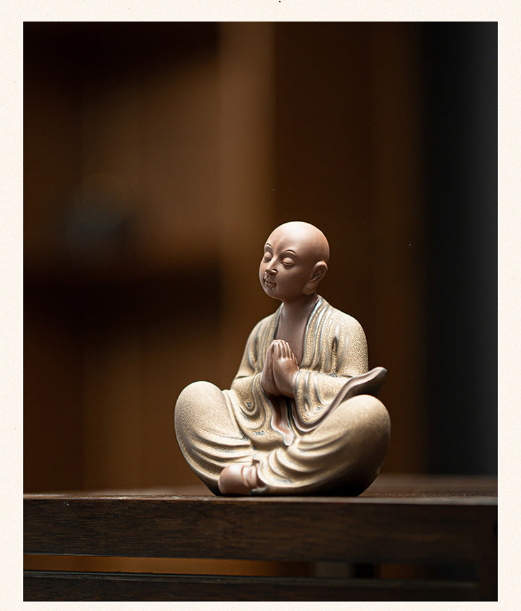 Ceramic Meditation Buddha Statue