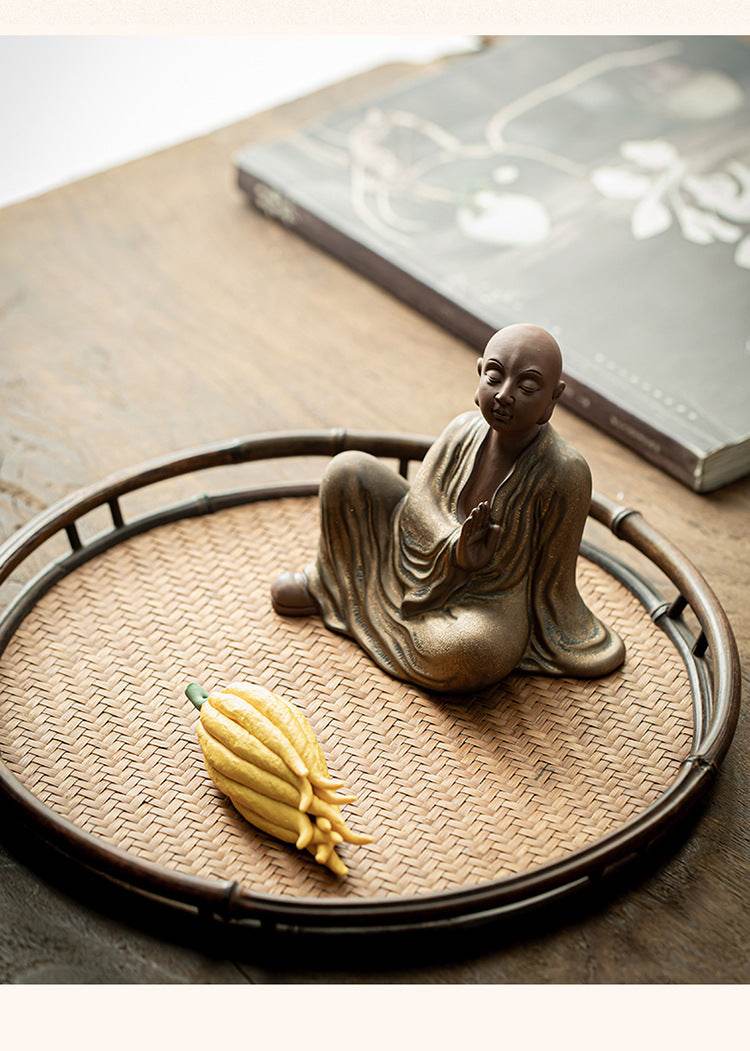 Ceramic Meditation Buddha Statue - Tibetan Buddhist statue, view 17