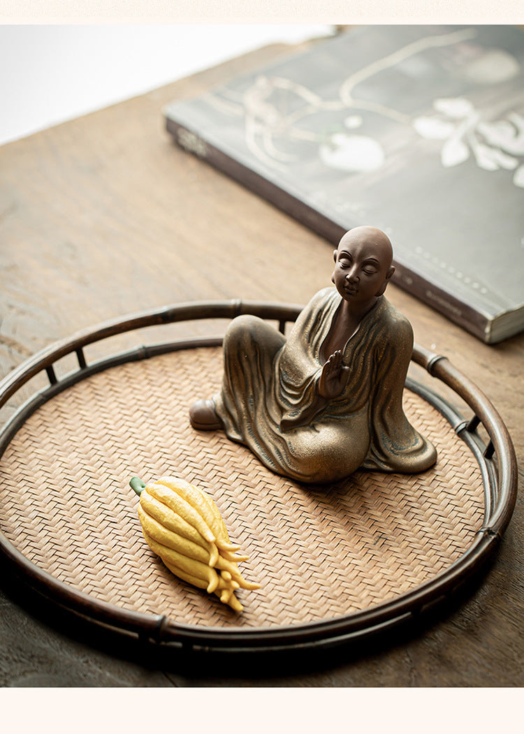 Ceramic Meditation Buddha Statue