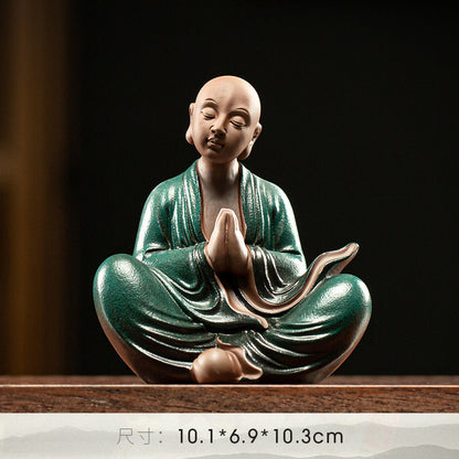 Ceramic Meditation Buddha Statue