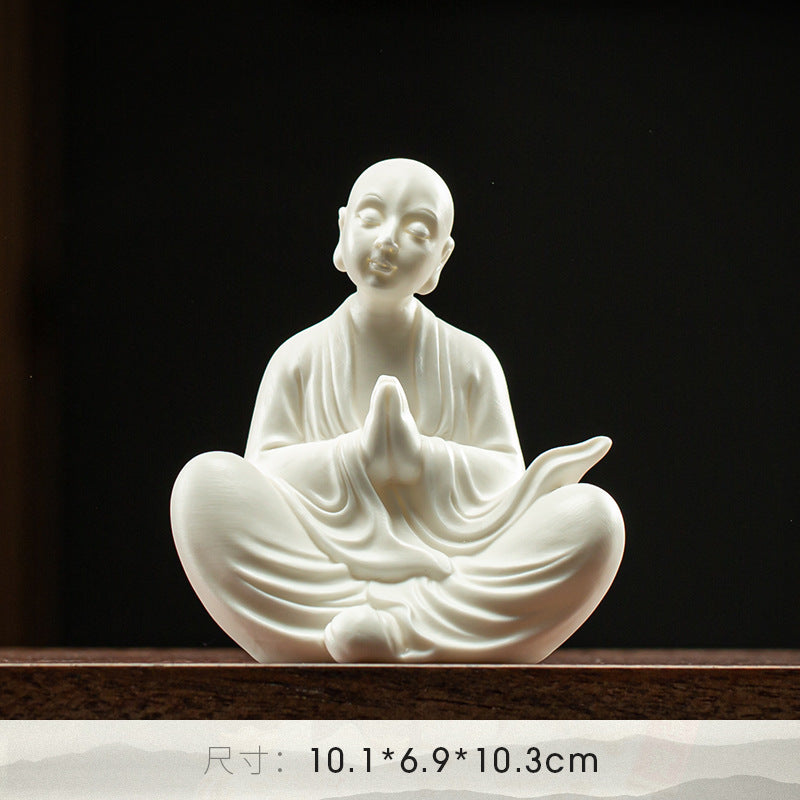 Ceramic Meditation Buddha Statue