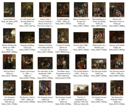 76 Painting Images by Jan Steen (Dutch, 1626-1679)