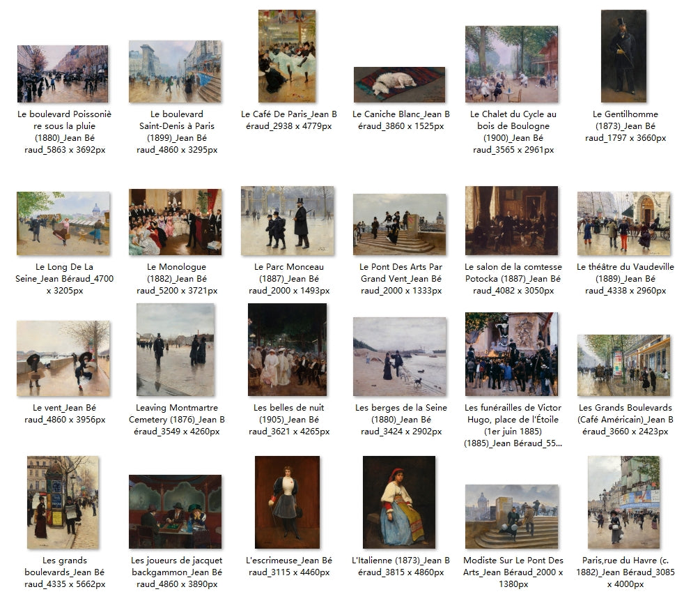 99 Painting Images by Jean Béraud (French, 1849-1935)