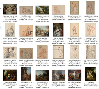 57 Painting Images by Jean-Antoine Watteau (French, 1684 - 1721)