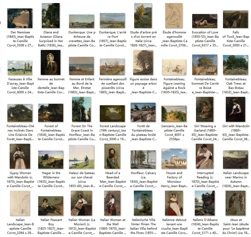 254 Painting Images by Jean-Baptiste-Camille Corot (French, 1796 - 1875)