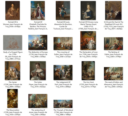 38 Painting Images by Jean-François de Troy (French, 1679-1752)