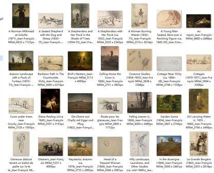 118 Painting Images by Jean-François Millet (French, 1814-1875)