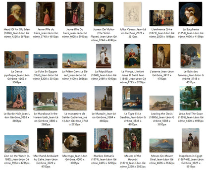 156 Painting Images by Jean-Léon Gérôme (French, 1824-1904)