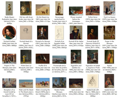 156 Painting Images by Jean-Léon Gérôme (French, 1824-1904)