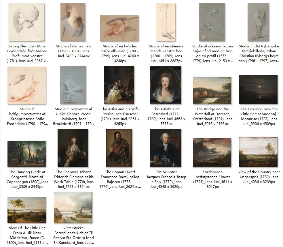 92 Painting Images by Jens Juel (Danish, 1745-1802)