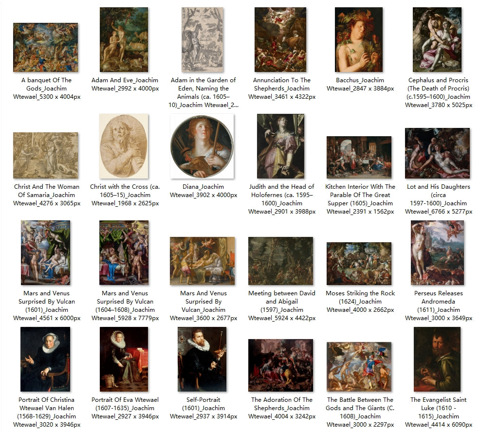 34 Painting Images by Joachim Wtewael (Dutch, 1566 - 1638)