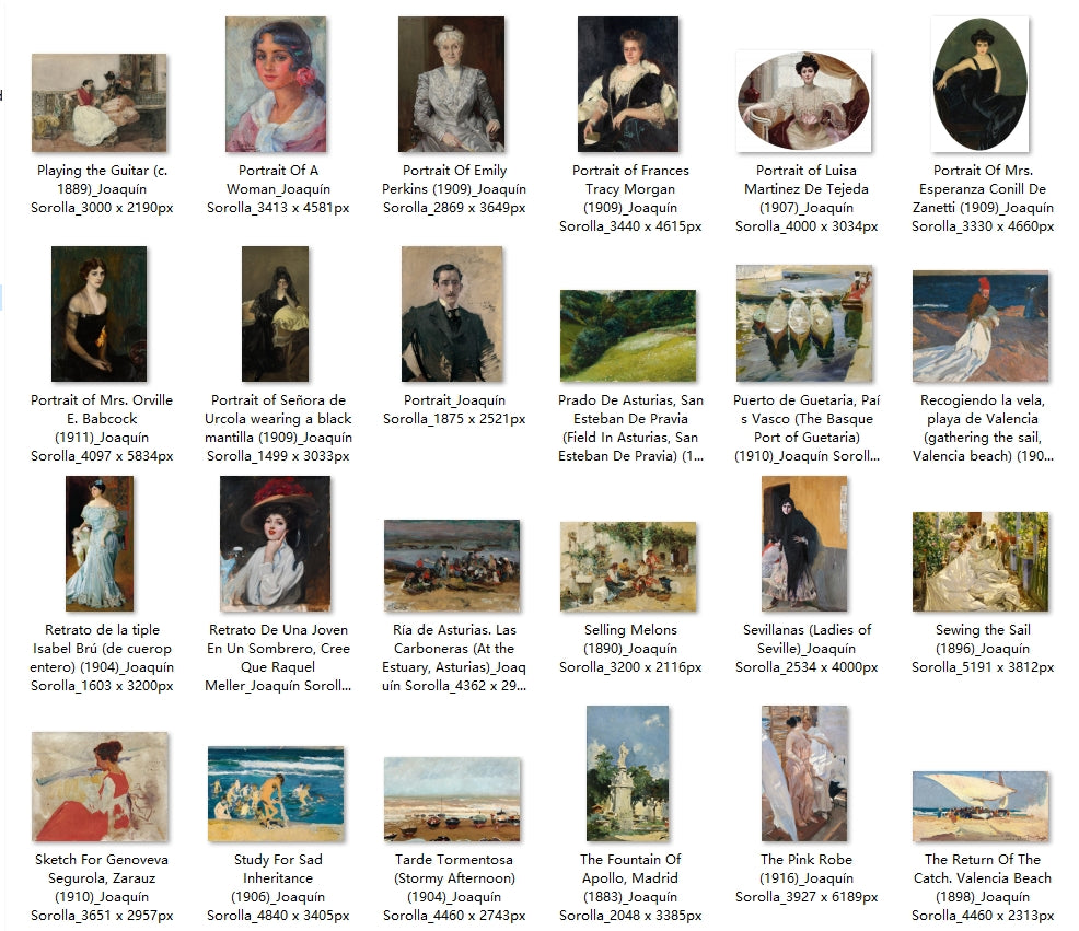 79 Painting Images by Joaquín Sorolla (Spanish, 1863 – 1923)