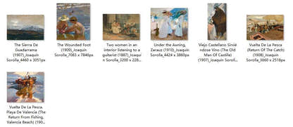 79 Painting Images by Joaquín Sorolla Spanish, 1863 – 1923 - Tibetan Buddhist thangka, view 4