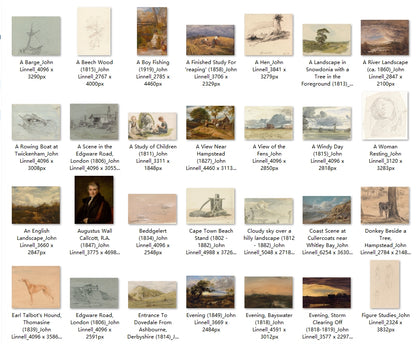 93 Painting Images by John Linnell (English, 1792-1882)