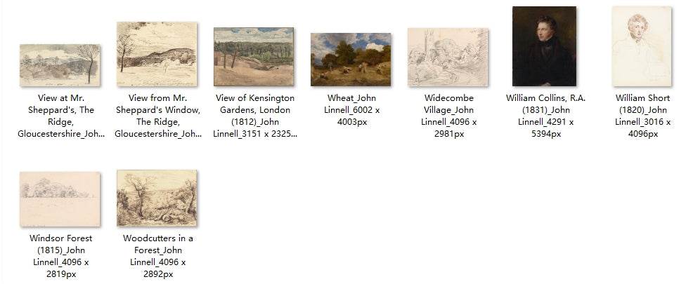 93 Painting Images by John Linnell English, 1792-1882 - Tibetan Buddhist thangka, view 4
