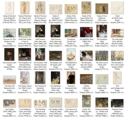 329 Painting Images by John Singer Sargent American, 1856-1925 - Tibetan Buddhist thangka, view 8