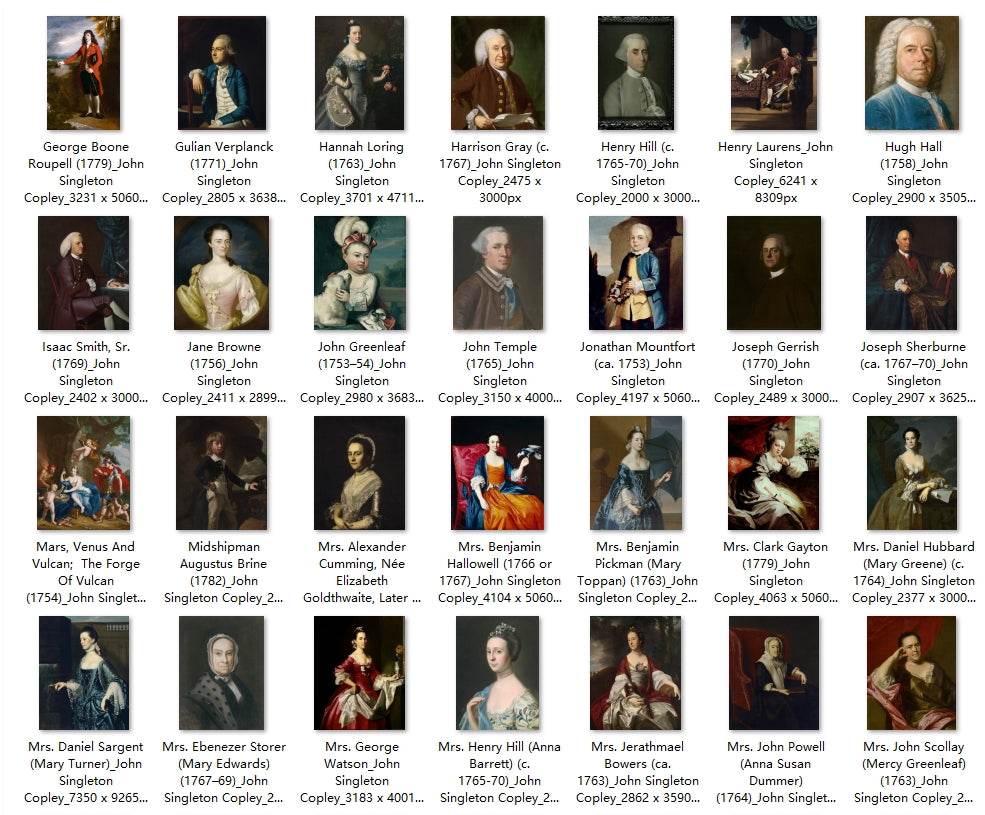 88 Painting Images by John Singleton Copley American, 1738-1815 - Tibetan Buddhist thangka, detailed view